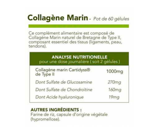 composition du collagène marin type 2