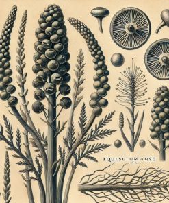 Illustration botanique la Prêle