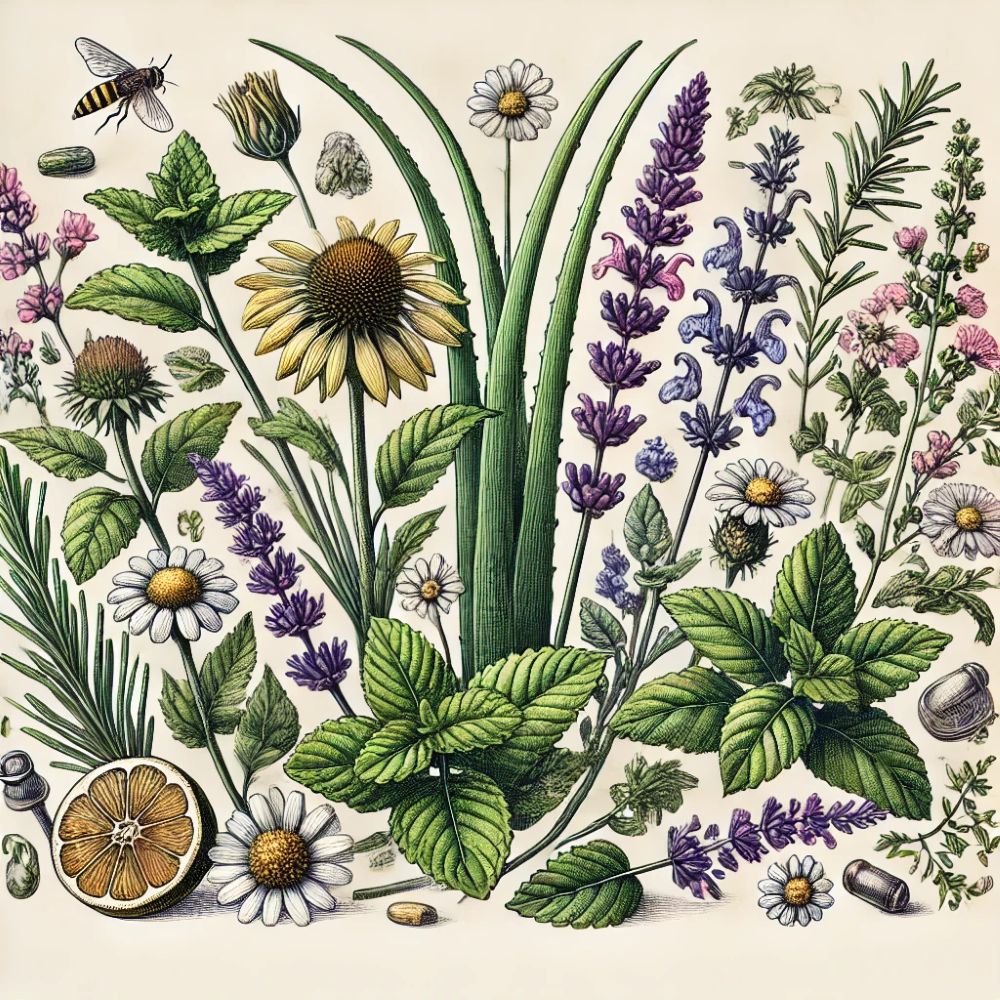 Plantes diversifiées médicinales
