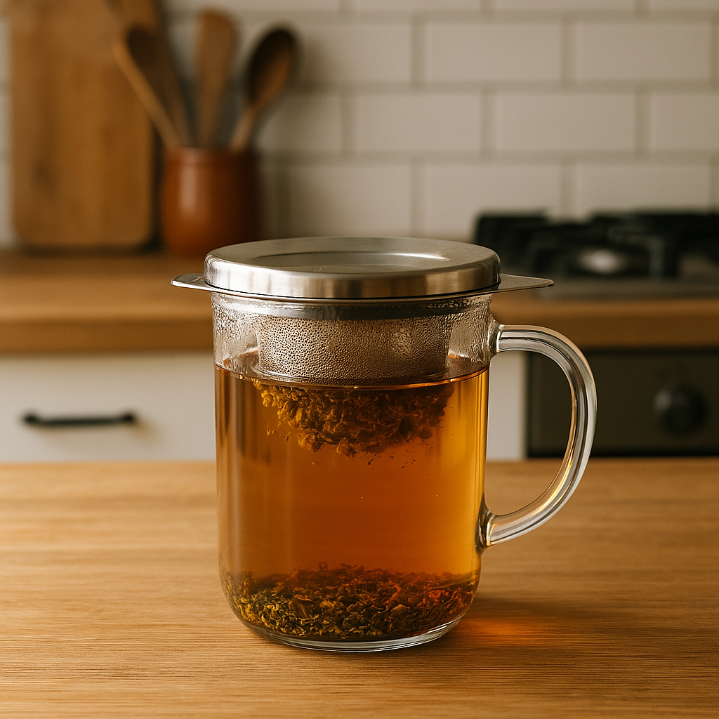 Tasse de thé reine des près
