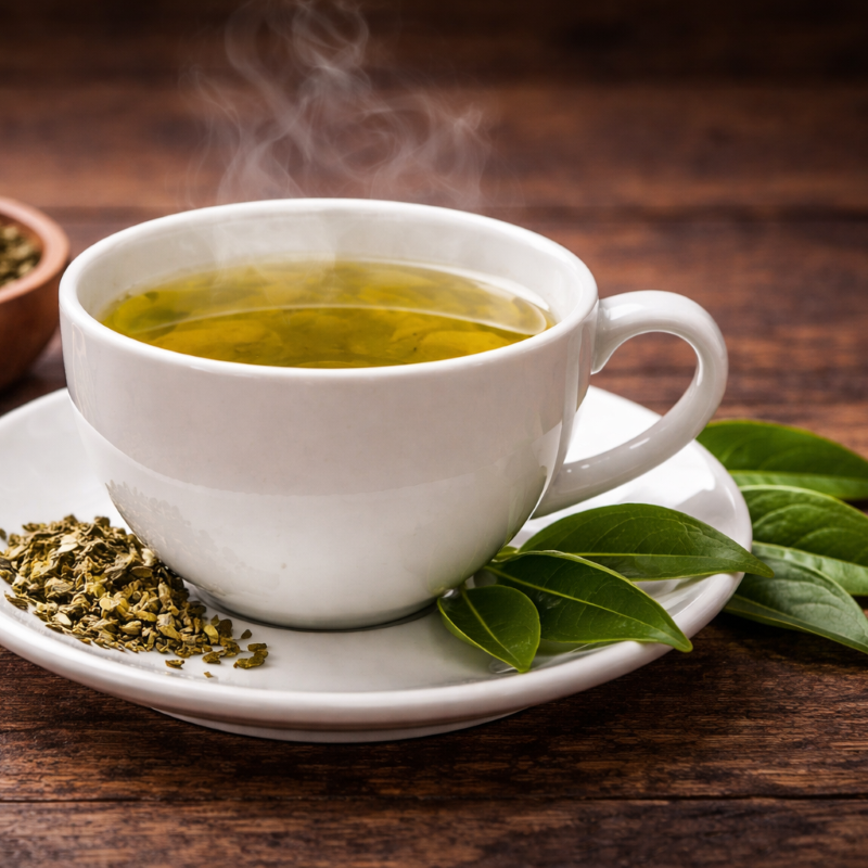 Tasse de thé vert